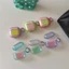 Air Pods 4 Màu sắc xung đột hoa văn pha trộn Chất liệu TPU Vỏ bảo vệ Tai nghe không dây