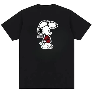 JOE KAWS Thời Trang Puppy In Họa Tiết Thiết Kế Chất Lượng Cao Trung Tính Retro Nguyên Chất Áo Thun Cotton