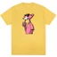 Pink Panther Họa tiết in hình vui nhộn Vải chất lượng cao Thời trang trung tính Áo thun Cotton nguyên chất
