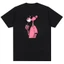 Pink Panther Họa tiết in hình vui nhộn Vải chất lượng cao Thời trang trung tính Áo thun Cotton nguyên chất
