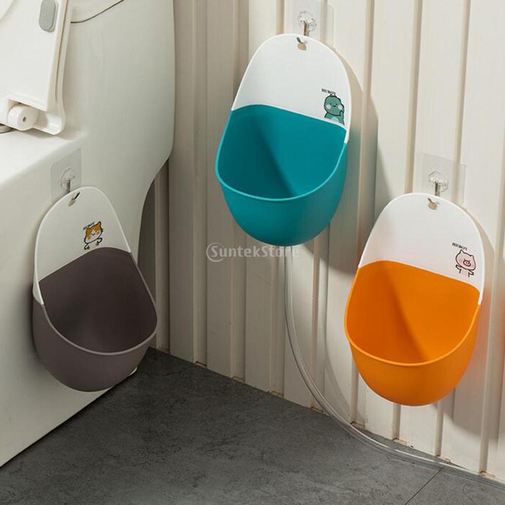 Di Động Đứng Bé Trai Bồn Tiểu Vệ Sinh Họa Tiết Hoạt Hình Treo Trẻ Em Bô Cho