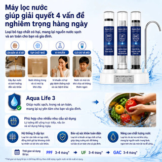 watfac Máy lọc nước trong suốt trong suốt Bộ lọc gốm Máy lọc nước nhà bếp