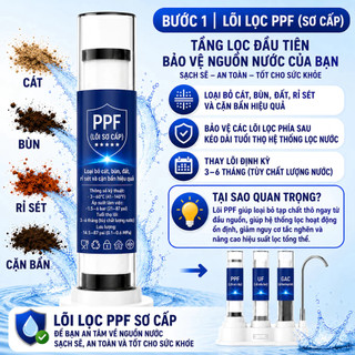watfac Máy lọc nước trong suốt trong suốt Bộ lọc gốm Máy lọc nước nhà bếp