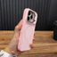 【 Nút khí / giá đỡ / Ốp cứng mờ / Hồng 】 tương thích cho iPhone 11 12pro max 13 pro max 14 pro max 15 pro max 16 pro max 17 pro max