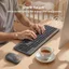 Meetion 4133 Bo ban phim chuot khong day 2.4G Bluetooth em Full Size 9 phim tat 4 DPI cho Windows Mac