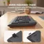 Meetion 4133 Bo ban phim chuot khong day 2.4G Bluetooth em Full Size 9 phim tat 4 DPI cho Windows Mac