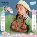 Vanwalk Túi xách Túi Dã Ngoại Giỏ Xách túi đeo chéo Chống nước Thiết kế sang trọng nữ túi đeo vai Du lịch công tác Đi làm Quà tặng miễn phí Giao hàng nhanh Dòng Nhà May Mắn V2725 — ảnh 1