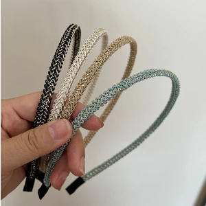 EvoAura Vintage Mỏng Đầu Chống Trơn Trượt Thoải Mái Băng Đô Quấn Tóc Phụ Kiện Tóc Cho Nữ