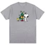 Áo thun vải cotton nguyên chất thời trang trung tính Snoopy và Woodstock hoạt hình Giáng sinh