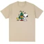 Áo thun vải cotton nguyên chất thời trang trung tính Snoopy và Woodstock hoạt hình Giáng sinh