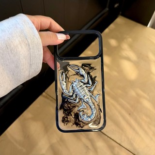 Ốp điện thoại Halo 3D Drop Gel Scorpion Thích hợp cho iPhone 11 12 13 14 15 16 17 Pro Max Trong suốt Full Pack Vỏ silicon chống rơi
