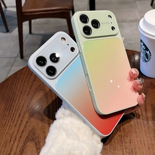 Cửa sổ xem lớn Gradient ngay lập tức thay đổi sang 17 vỏ điện thoại phù hợp cho iPhone 12 13 14 15 16 17 Pro Max Vỏ silicon bảo vệ toàn diện
