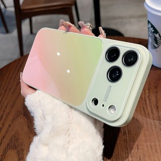 Cửa sổ xem lớn Gradient ngay lập tức thay đổi sang 17 vỏ điện thoại phù hợp cho iPhone 12 13 14 15 16 17 Pro Max Vỏ silicon bảo vệ toàn diện