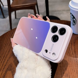 Cửa sổ xem lớn Gradient ngay lập tức thay đổi sang 17 vỏ điện thoại phù hợp cho iPhone 12 13 14 15 16 17 Pro Max Vỏ silicon bảo vệ toàn diện