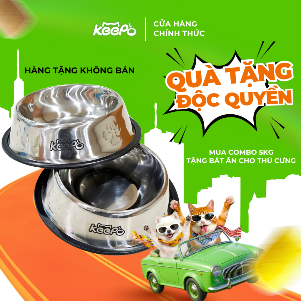 [Quà tặng - Không bán] Quà tặng độc quyền - Bát đựng thức ăn cho thú cưng
