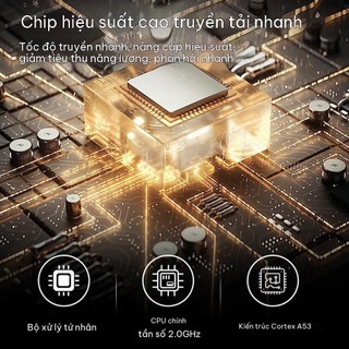 AI CarPlay không dây 8GB + 64GB, Bộ chuyển đổi CarPlay có dây sang không dây, Hỗ trợ Android Auto & Apple CarPlay