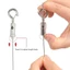Móc dây thép có thể điều chỉnh có khóa an toàn cho hệ thống treo hình ảnh Kẹp cáp thép không gỉ hạng nặng