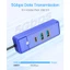 ORICO 3 cổng USB3.0 Hub USB-A / Type-C Bộ chia phích cắm kép 5Gbps tốc độ cao