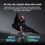 OBSBOT Tiny 3 Webcam 4K PTZ, Cảm biến 1/1.28", Nhận diện cử chỉ, Theo dõi AI, 120FPS, Livestream — ảnh 2