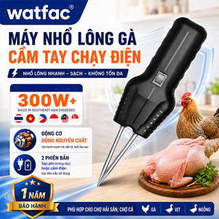 Watfac Máy nhổ lông măng vịt cầm tay Máy vặt lông gia cầm chạy điện gà tay nhổ ngỗng hoàn toàn tự động Chuyên nhổ lông mă