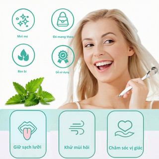 Airspecutin Dụng cụ cạo lưỡi hai lớp bằng thép không gỉ Dụng cụ làm sạch lưỡi miệng Bàn chải miệng Làm Sạch Mảng Trắng, Hỗ Trợ Giảm Hôi Miệng, Vệ Sinh Lưỡi Hàng Ngày