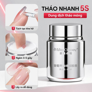 Tẩy sơn móng tay miếng bọt biển sơn móng tay nghệ thuật tẩy keo cho đầu móng chắc chắn nhẹ nhàng trên ngón tay tẩy sơn móng tay khô nhanh