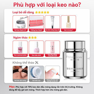 Tẩy sơn móng tay miếng bọt biển sơn móng tay nghệ thuật tẩy keo cho đầu móng chắc chắn nhẹ nhàng trên ngón tay tẩy sơn móng tay khô nhanh