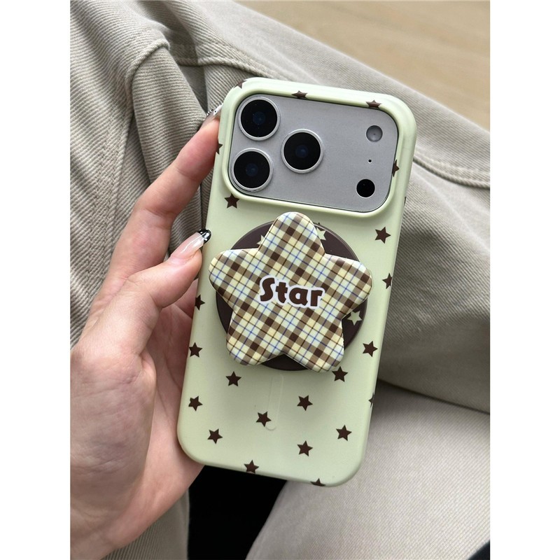 Ốp điện thoại PC họa tiết ngôi sao iPhone 17 Pro max