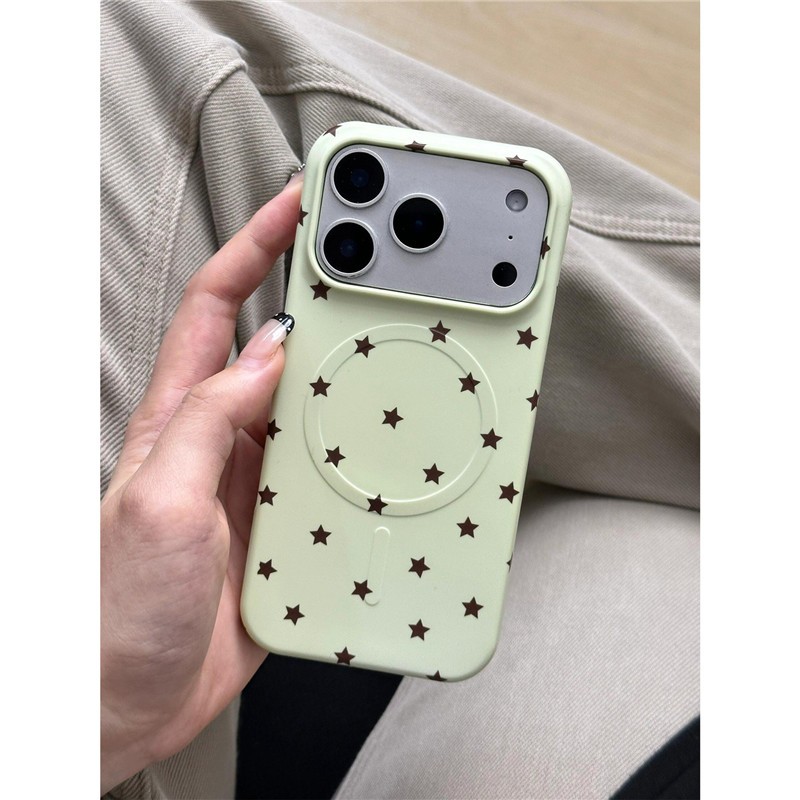 Ốp điện thoại PC họa tiết ngôi sao iPhone 17 Pro max