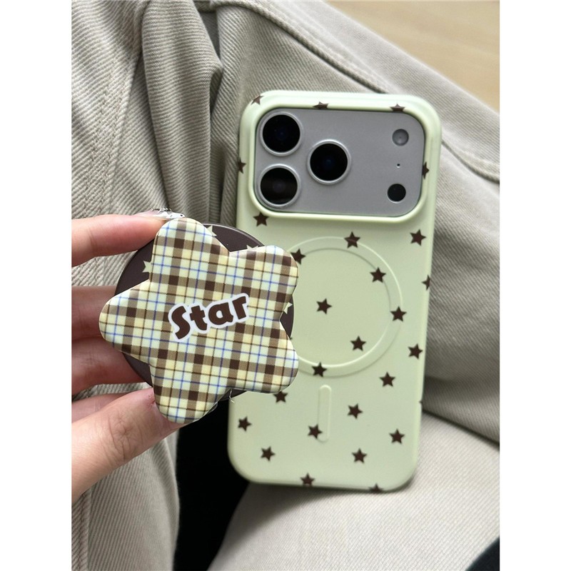 Ốp điện thoại PC họa tiết ngôi sao iPhone 17 Pro max