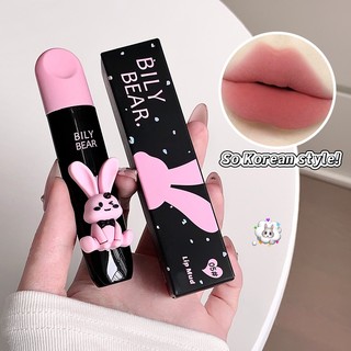 Bily Gấu Thỏ Nhung Matte Lip Mud Chống Dính Cốc Lâu Dài Khỏa Thân Hàng Ngày Lip Tint NO.BL006
