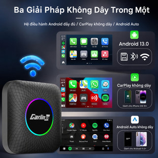 CarlinKit Tbox Ambient Android Box Ô Tô Apple CarPlay Android Auto Qualcomm Snapdragon 6225 8 nhân
