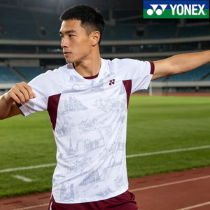 Áo khô nhanh thể thao YONEX, áo tập thể dục thông thường, đồ thể thao chạy bộ