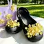 Phong Cách Cổ Tích Ngọc Trai Thời Trang Sandal Giày Quyến Rũ Ngọt Ngào Có Thể Tháo Rời Đồ Trang Trí Cho Bé Gái Dép