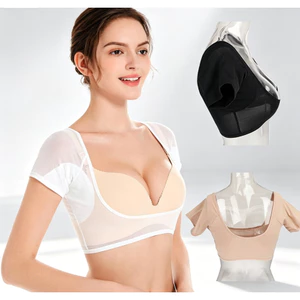 Áo thun KUZHEN Hình dạng Miếng đệm mồ hôi Váy có thể giặt được Quần áo Miếng đệm khử mùi mồ hôi Chăm sóc nách Miếng đệm thấm mồ hôi Khử mùi cho nữ HOT