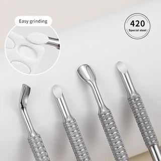 Dụng cụ làm móng tay ANNIES Dụng cụ đẩy thép hai đầu