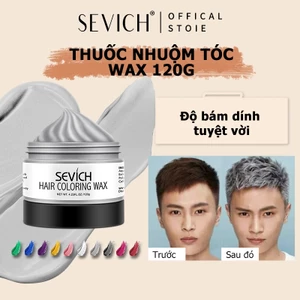 Sevich Sáp màu tóc tạm thời Thuốc nhuộm tóc có thể giặt được tức thì120g