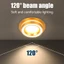 Đèn LED âm trầm Downligh Home Đèn trần ba màu Đèn nhúng lỗ 3 inch Nhôm chống chói cho phòng khách Phòng ngủ Phòng tắm Hành lang Văn phòng