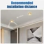 Đèn LED âm trầm Downligh Home Đèn trần ba màu Đèn nhúng lỗ 3 inch Nhôm chống chói cho phòng khách Phòng ngủ Phòng tắm Hành lang Văn phòng