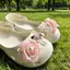 9 Chiếc Nữ Bé Gái Tắc Sandal Giày DIY Quyến Rũ Phong Cách Cổ Tích Hoa Hồng Ngọc Trai Mặt Dây Chuyền Nút Lỗ Giày Trang Trí Bộ Phụ Kiện Quà Tặng