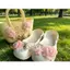 9 Chiếc Nữ Bé Gái Tắc Sandal Giày DIY Quyến Rũ Phong Cách Cổ Tích Hoa Hồng Ngọc Trai Mặt Dây Chuyền Nút Lỗ Giày Trang Trí Bộ Phụ Kiện Quà Tặng