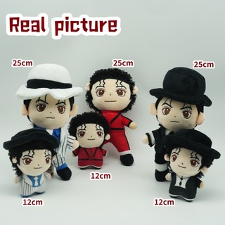 PLUS✨12 / 25cm Michael Jackson Sang Trọng Búp Bê Dễ Thương Jackson Nhân Vật Hoạt Hình Plushie Móc Khóa Đồ Chơi Vui Nhộn Búp Bê Nhồi Bông Quà Tặng Cho Người Lớn Và Trẻ Em Bộ Sưu Tập Trang Trí Quà Tặng Búp Bê
