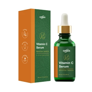 Vitamin C Serum Cho Mặt - Dầu Làm Sáng Da Mặt Cho Vết Thâm & Tuổi Tác - Dành Cho Da Khô & Nhạy Cảm Với Vitamin E Cho Mềm Phát Sáng Mịn - Bác Sĩ Da liễu Đã Kiểm Tra, 1 Fl Oz
