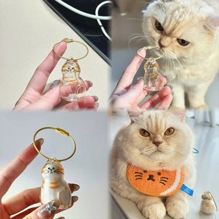 Chó Mèo Bảo Quản Tóc Dễ Thương DIY Handmade Mặt Dây Chuyền Móc Khóa Túi Mặt Dây Chuyền Cặp Đôi Móc Chìa Khóa Trang Sức Lưu Niệm Bộ Sưu Tập Quà Tặng