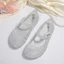 Bé Gái Lấp Lánh Công Chúa Mary Jane Flats, Giày Thạch Phong Cách Frozen Elsa, Giày Ballerina Mũi Đóng Có Dây Đeo Có Thể Điều Chỉnh, Giày Mùa Hè Chống Trơn Trượt Cho Trẻ Tập Đi