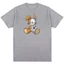 Thiết kế in hình thỏ nửa robot, áo thun cotton nguyên chất, thời trang, chất lượng cao