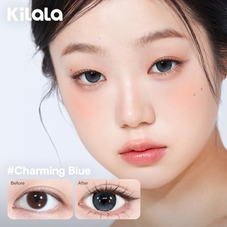 Kính áp tròng màu Kilala - Nâu Wind Yay Brown/ Xám Pearly Grey/ Đen Psychedelic Black lens cận 6 tháng DIA 14.2mm có độ (0-7)  Ocean Pearl Collection[Giá 1 chiếc lens ]