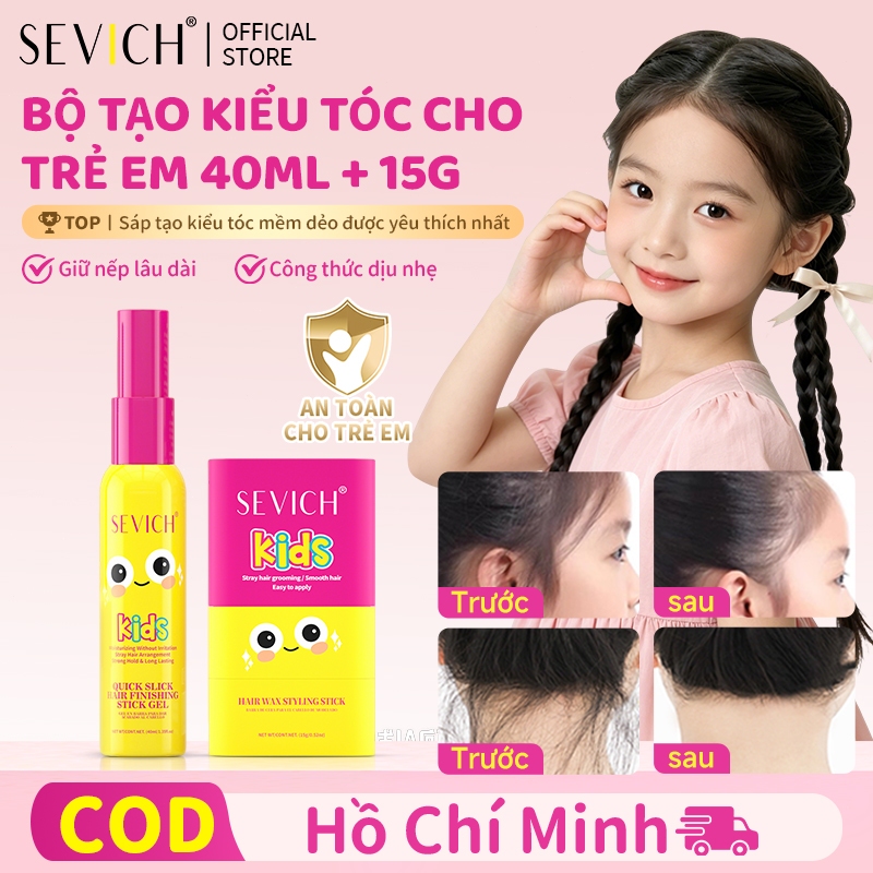 SEVICH Sáp hoàn thiện tóc nhanh mượt mịn hình khủng long cho trẻ em