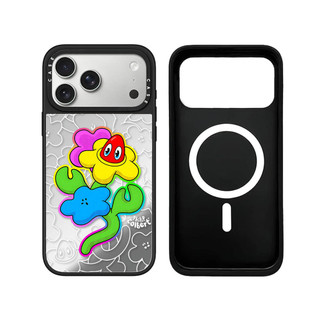 Từ Tính Không Dây Cho iPhone 17 16 15 14 13 Pro Max Plus Tôm Hùm Hoa Cạnh Đen Cứng Ốp điện thoại Khắc Logo