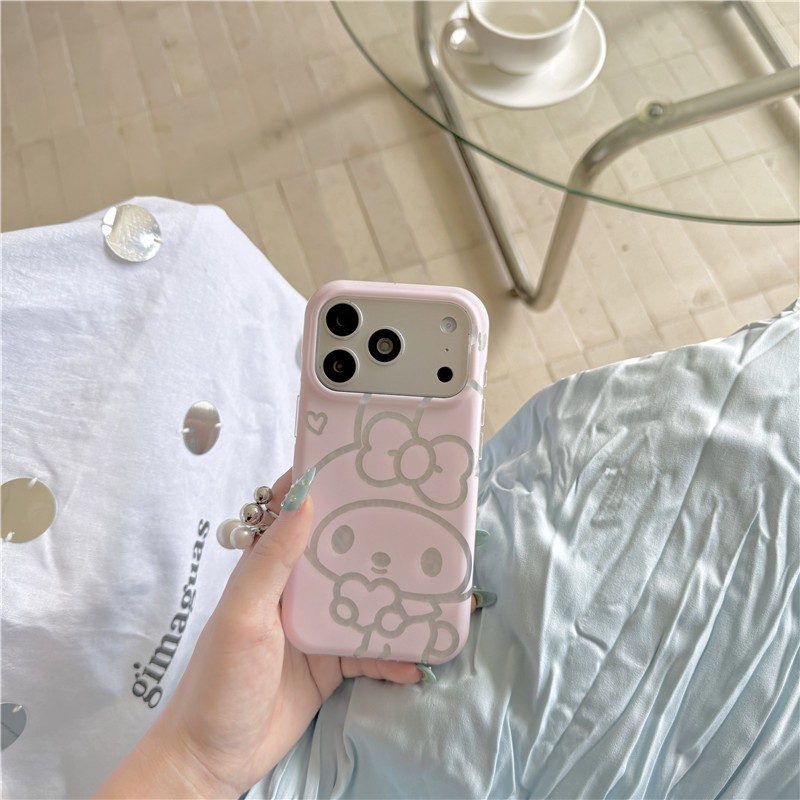 IPhone 17 Pro max Line vẽ họa tiết hoạt hình TPU materia IMD quá trình Vỏ điện thoại
